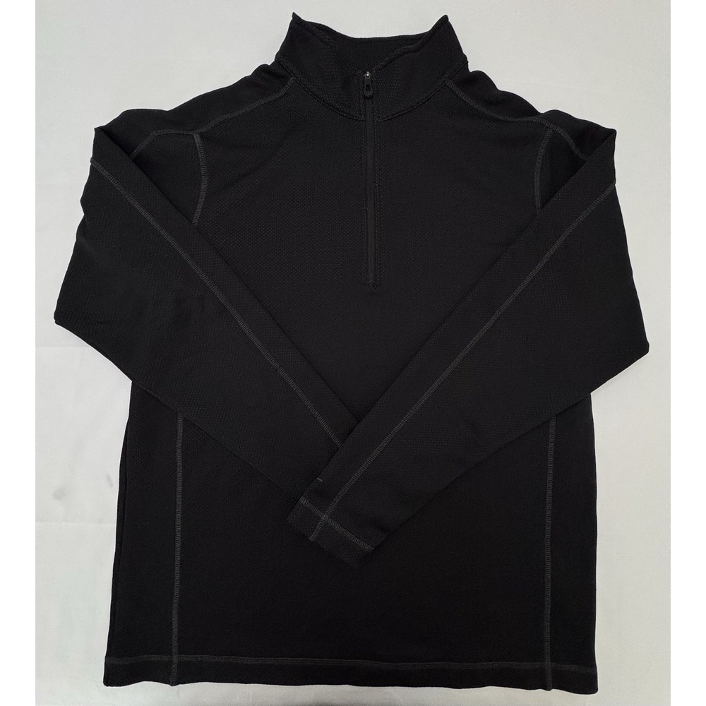 Nike Golf Therma-Fit 1/4 Zip Pullover Men's Large Long Sleeve Black Embroidered
